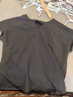 Black V-Neck Women’s Top - Classic Everyday Shirt